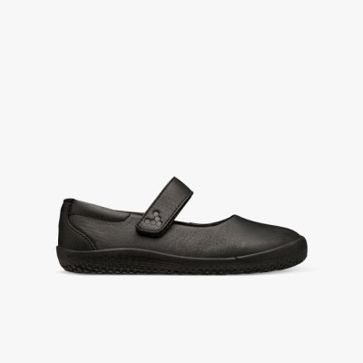 Chaussures d'école Vivobarefoot Wyn School II Enfant - Noir JHC256317